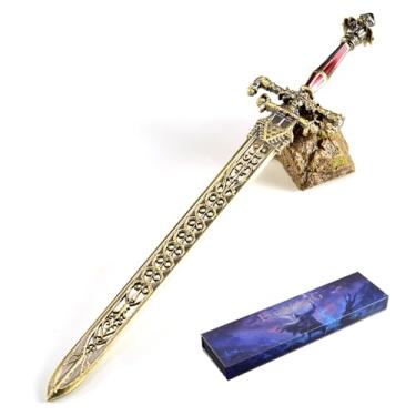Imagem de Superbuybox Game Elden Ring DLC Nightreign 12''30 cm The Sword of Night and Flame Giftbox Coleção de jogos de artes marciais decoração de mesa de presente com suporte de exibição