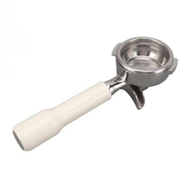 Imagem de Filtro portátil de 58 mm de aço inoxidável com 2 orelhas, suporte de filtro removível, filtro portátil para máquina de café Nuova, peça de substituição, durável, nível profissional, barista essencial