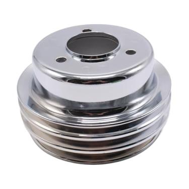 Imagem de MotiveTech Polia do virabrequim com ranhura tripla, peças de veículos confiáveis, polia inferior do virabrequim de substituição profissional para motor 289