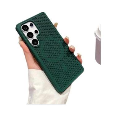 Imagem de Capa Luxuosa Para Samsung S25 S24 S23FE S22 Ultra plus Com Dissipação 