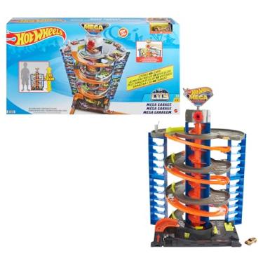 Imagem de Hot Wheels City Pista de Brinquedo Mega Garage para crianças a partir de 4 anos