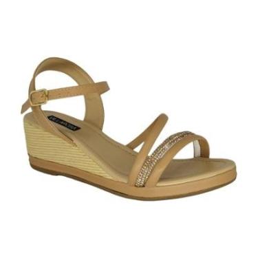 Imagem de Sandália Villa Rosa Salto Médio Anabela-Feminino