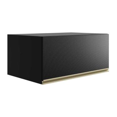 Imagem de Armário Aéreo P- Cozinha Proença C- 1 Porta Basculante 80cm Nogueira-carbono Prime Tx - Demóbile