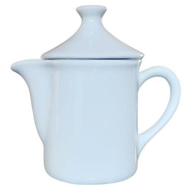 Imagem de Bule Leiteira 300ml para Café, Chá e Leite - Porcelana Branca - Antilo