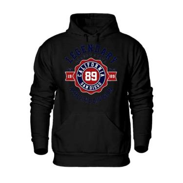 Imagem de Blusa Moletom Canguru Casaco de Frio Estampado Athletic Division 50% Algodão 50% Poliéster