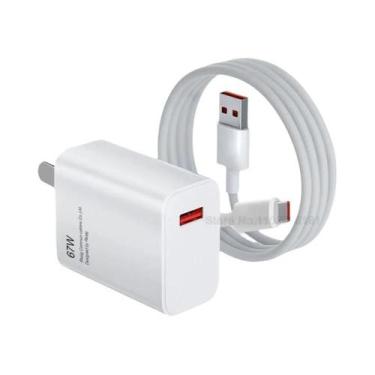 Imagem de Carregador USB De Carregamento Rápido 67W Para Xiaomi Redmi Note Poco,