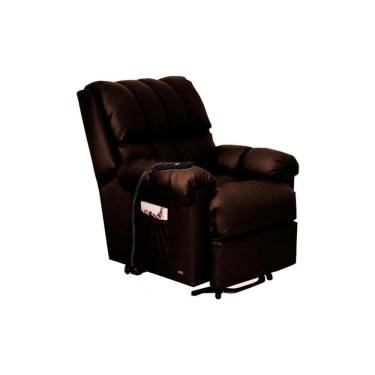Imagem de Poltrona Reclinável Motorizada P- Sala Detroit Golden Zero Wall C- Lift Courano Marrom - Probel