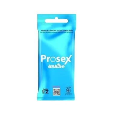 Imagem de Preservativo Lubrificado Prosex C/6 Sensitive Premium