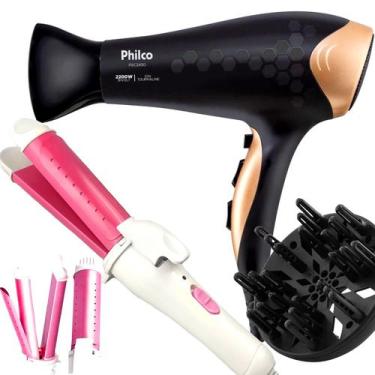 Imagem de Secador De Cabelo Philco Profissional 2200w Ion Ar Quente Frio Stilus 