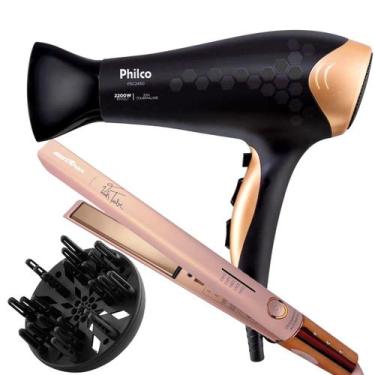 Imagem de Secador De Cabelo Philco Profissional 2200w Ion Ar Quente Frio Stilus 