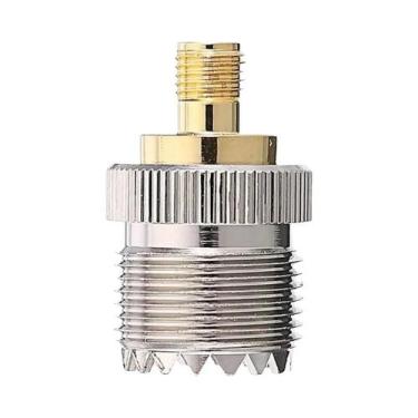 Imagem de Adaptador De Antena Coaxial RF SMA UHF Fêmea Para Walkie-Talkie Com Co