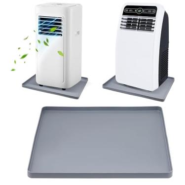 Imagem de VeloZap Bandeja coletora de ar condicionado, bandeja coletora AC para captura e prevenção de vazamento de condensado, preta