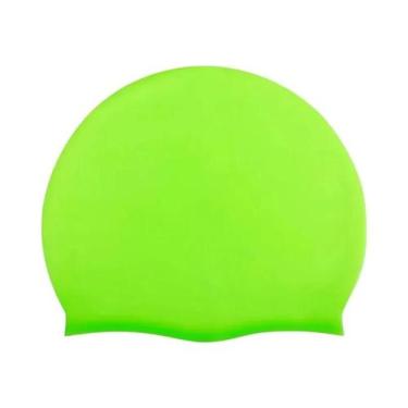 Imagem de Touca De Natação Unissex De Silicone Impermeável Elástica Para Adultos