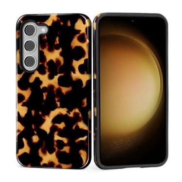 Imagem de MQJCYB Capa para Samsung Galaxy S23, híbrida, resistente, 2 em 1, proteção robusta à prova de choque, capa brilhante para Samsung Galaxy S23 carapaça de tartaruga