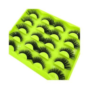 Imagem de Cílios Postiços De 25MM, 10 Pares, Efeito Fluffy E Leve, Volume Espess