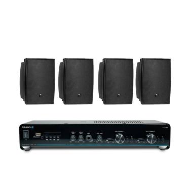 Imagem de Kit Amplificador Slim 2500 G5 Frahm + 4 Caixas C521