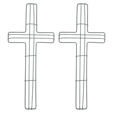 Imagem de Homoyoyo 2 peças de moldura de guirlanda para artesanato, suporte de guirlanda forte e suave para decorações de Páscoa e Natal para uso interno e externo