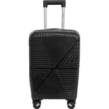 Imagem de Mala de Viagem Bordo Porte Pequeno Rodas 360° Polipropileno Resistente Cadeado com Segredo Cruzeiro-Unissex