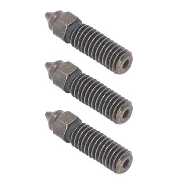 Imagem de Cryfokt Kit de Bicos de Aço Endurecido de Alta Precisão 3PCS Bico Extrusor de Impressora para Sovol Sv06 Plus, Filamento de 1,75 Mm, Parede Interna Brilhante, Rosca M6, para Modelos Kobra (1,75/0,8