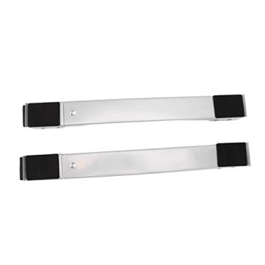 Imagem de GLOGLOW Outras Necessidades Diárias Domésticas para Geladeira e Máquina de Lavar, Material de Ferro, 2 Pacotes Com Almofadas Antiderrapantes, Suporte de Rolo Móvel de 17,7 X 2 X 1,6 Polegadas Nan