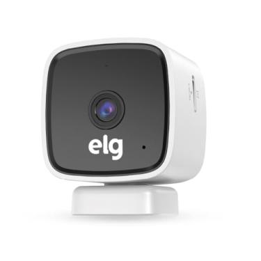 Imagem de ELG, SHCI603, Câmera interna 1080P Full HD Inteligente Wi-Fi com Botão SOS, Áudio Bidirecional, Visão Noturna e Detecção de Movimentos, Branco
