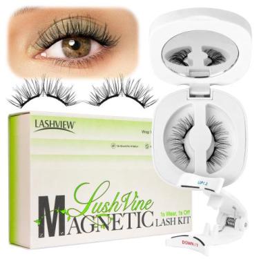 Imagem de Pestañas Magnéticas LASHVIEW Mejoradas con Aspecto Natural Suave L15