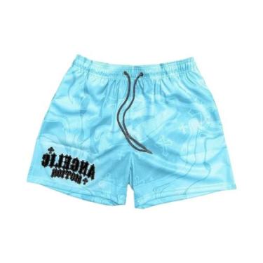 Imagem de Calças Esportivas Masculinas Leves De Secagem Rápida Com Padrão Cruzad