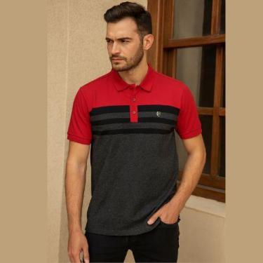 Imagem de Camisa Polo Masculina Diversas Cores em Malha Piquet Tamanho:GGCor:Val