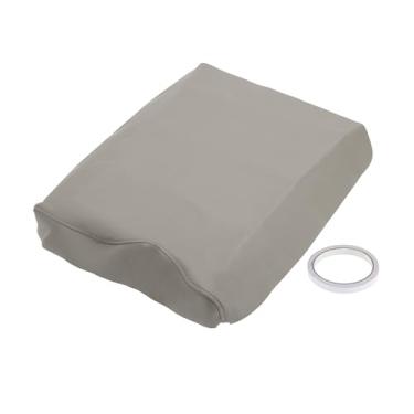 Imagem de REPAIROCK Capa de apoio de braço da tampa do console central para Ford F-150 2015-2023 Tahoe protetor de braço protetor de braço de couro de microfibra bege