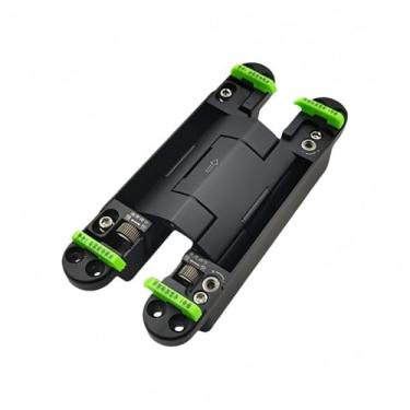 Imagem de Dobradiça hidráulica ajustável com fechamento silencioso, montagem invisível, di