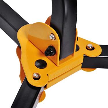 Imagem de Generic Sax Suporte Durável Ajustável Dobrável Suporte de Metal Anti-ferrugem Almofada Macia para Alto Tenor Sax Instrumento de Música (preto)