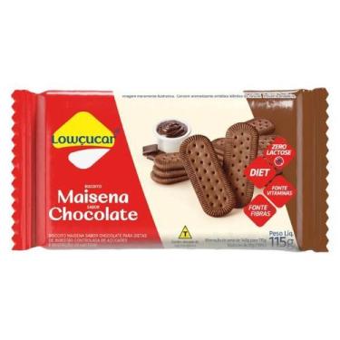 Imagem de Biscoito Maisena Chocolate Lowçucar Sem Açúcar Zero Lactose 115g