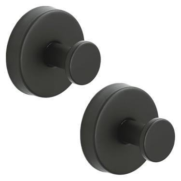 Imagem de Adigau Ganchos de ventosa ganchos de aço inoxidável ganchos de toalha pendurados para banheiro ganchos de roupão de parede sem broca cabide adesivo