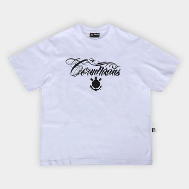 Imagem de Camiseta Infantil Corinthians Oversized-Unissex