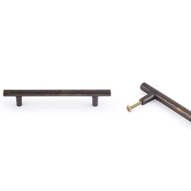 Imagem de Kit Com 2 Puxadores Alça Gold Para Cozinhas Planejadas