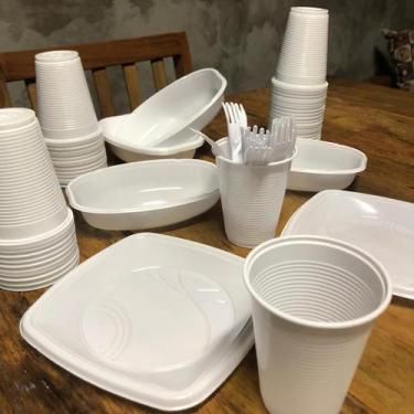 Imagem de Kit Festa Menino Lança Confete Chuva Ouro Prata  20 Pessoas - Trik Tri