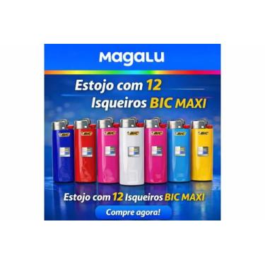 Imagem de Cartela com 12 bic maxi original