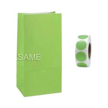 Imagem de Sacos Coloridos Com Listras E Bolinhas, 10 Peças, 18x9x6cm, Sacos Para