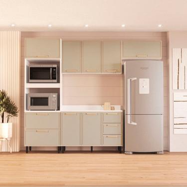 Imagem de Cozinha Modulada 4 Pecas com Tampo Amara Politorno Moveis