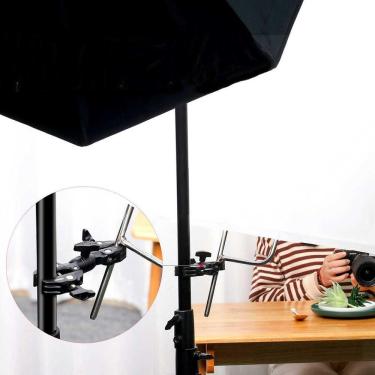 Imagem de Garra Dupla Articulável e Ajustável em Alumínio 360° - Ulanzi