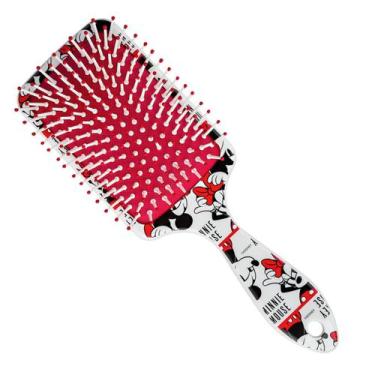 Imagem de Escova De Cabelo Raquete Coleção Cartoon Minnie Marco Boni, Branco