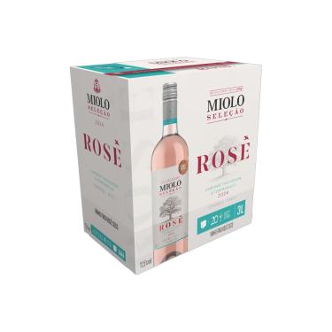 Imagem de VINHO MIOLO SELEÇÃO CAB SAUV E TEMPR ROSÉ BAG IN BOX 3LTS