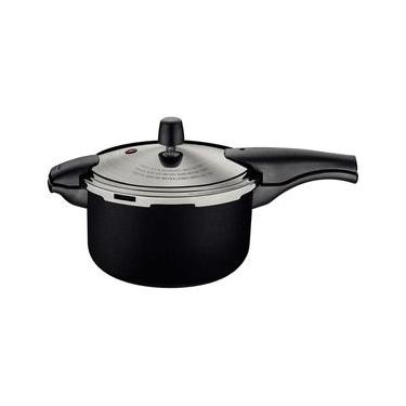 Imagem de Panela de Pressão 6 L Tramontina Vancouver Effect em Alumínio com Revestimento Antiaderente Starflon Max - Preto