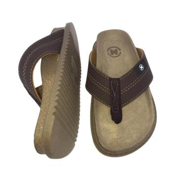 Imagem de Chinelo Molekinho Infantil Camurça Café - 41097-Masculino