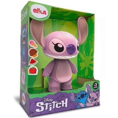 Imagem de Boneco ANGEL STITCH Disney com Comidinhas ABRE a Boca ELKA