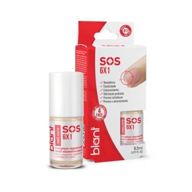 Imagem de Base Fortalecedora para Unhas Sos 6X1 Blant 8,5ML