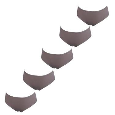 Imagem de Kit 5 Calcinha Infantil Algodão Conforto - Lisos Tamanho:GCor:Bege - O