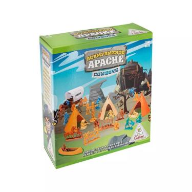 Imagem de Brinquedo Miniatura Colecionável Acampamento Apache Cowboys - Gulliver 0079