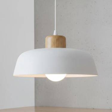 Imagem de Pendente Luminária LED Suporte Elegante Teto 30cm Bivolt Sala Jantar D