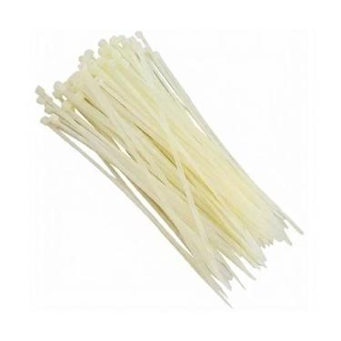 Imagem de Abraçadeira de Nylon 100 Unidades Enforca Gato Branco Cinta